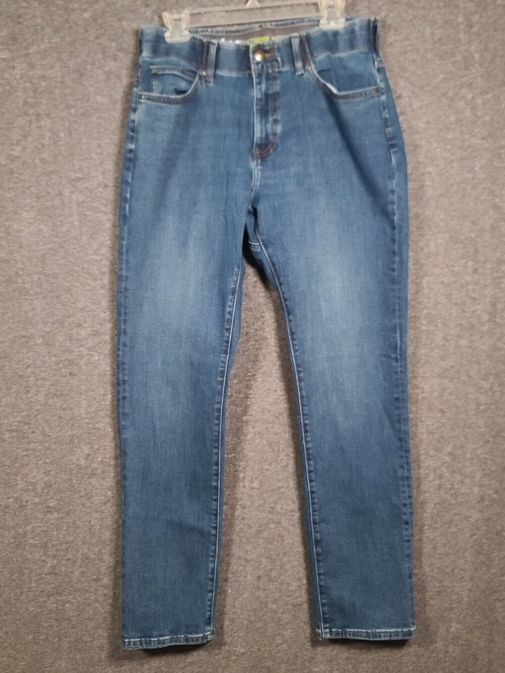 Lee Extreme Motion MVP Jeans Men's 34x32 Blue Athletic Fit Tapered Leg